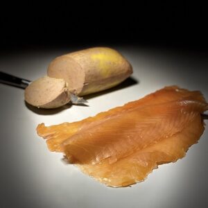 FOIE GRAS ENTIER & SAUMON