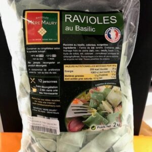 RAVIOLES BASILIC VERT 2KG SURG